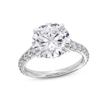 The Alexandra Engagement Ring In White Gold 14K