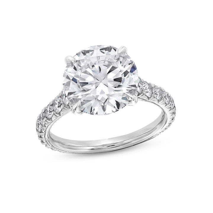 The Alexandra Engagement Ring In White Gold 14K