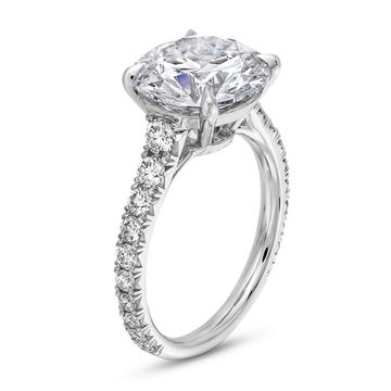 The Alexandra Engagement Ring In White Gold 14K