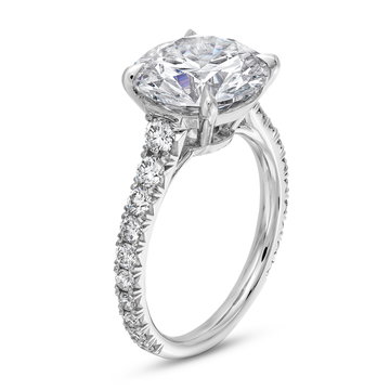 The Alexandra Engagement Ring In White Gold 14K