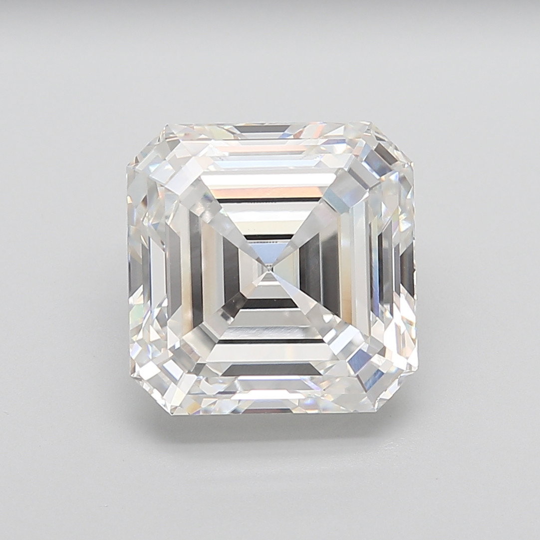 Asscher 11.25 F VVS2 - #629114 - Lab Grown