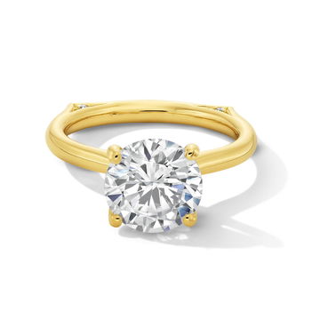 Verragio Vanguard Solitaire Engagement Setting In Yellow Gold 18K