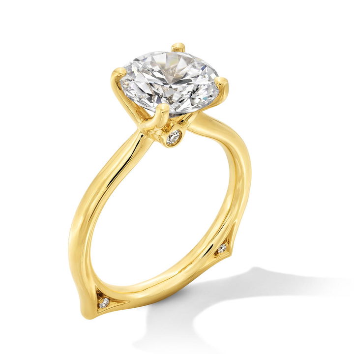 Verragio Vanguard Solitaire Engagement Setting In Yellow Gold 18K