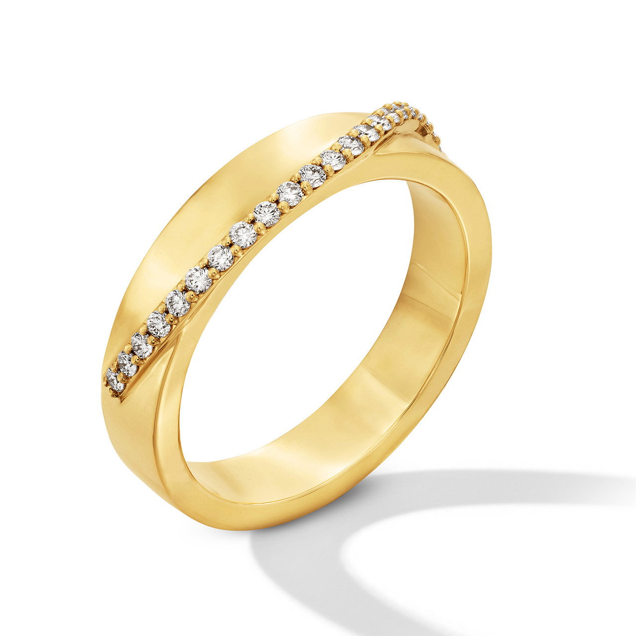Diamond Crossover Ring 1