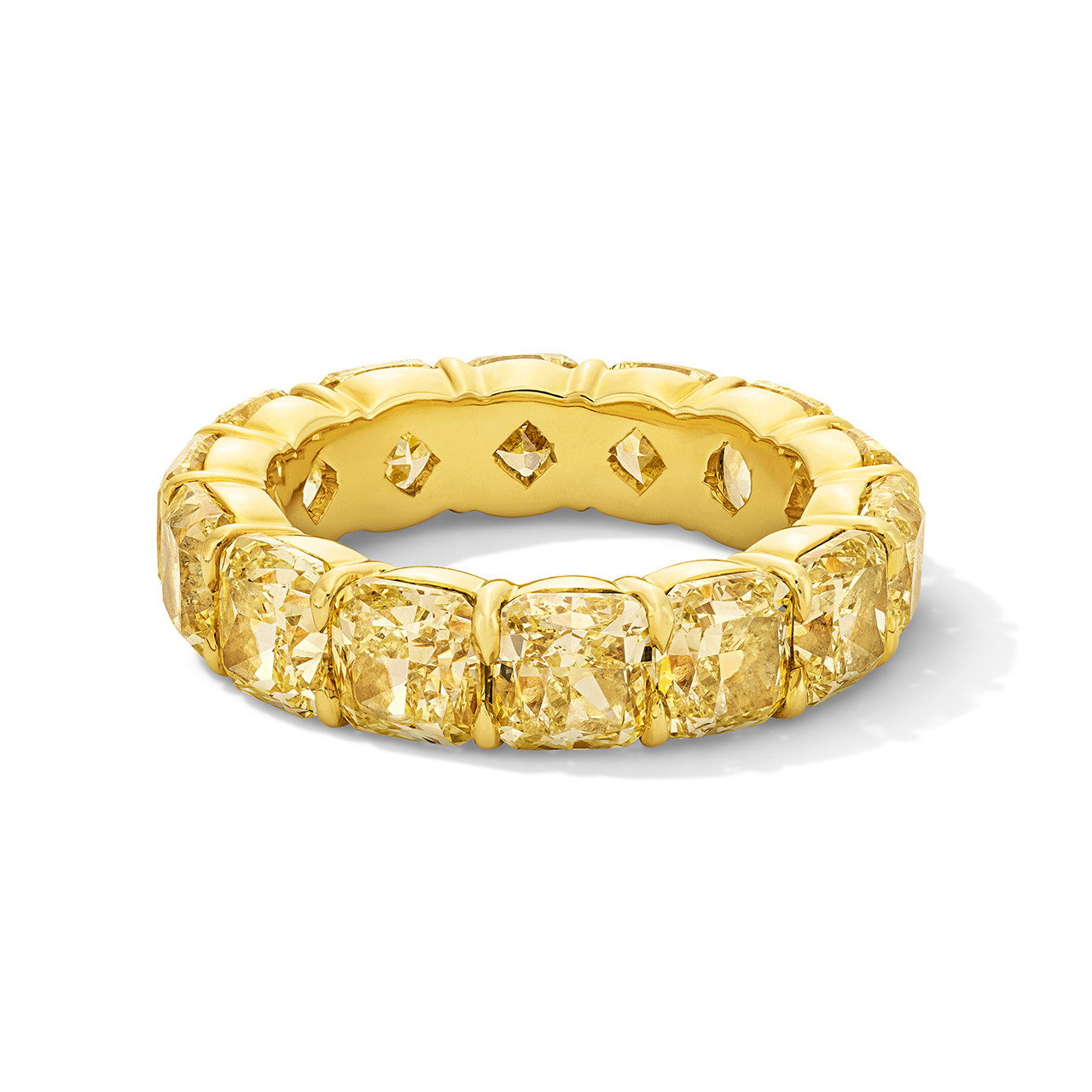 Fancy Yellow Diamond Eternity Band (10.40tw)