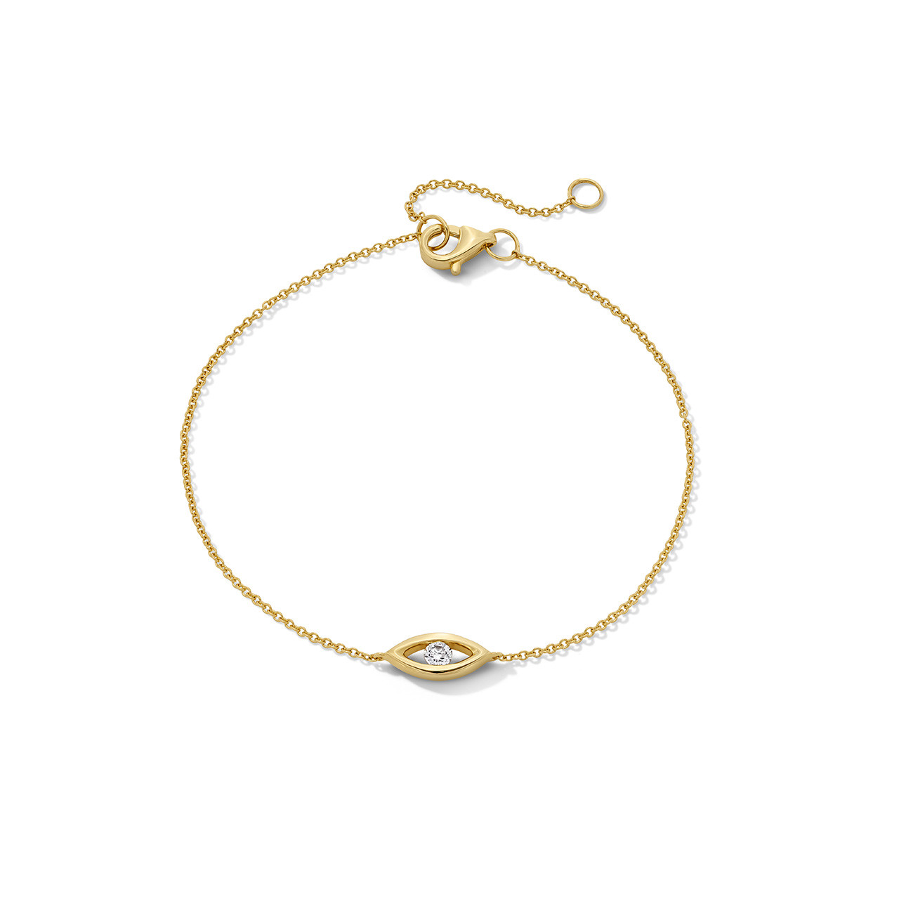 Diamond Evil Eye Bracelet