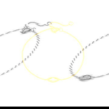 Diamond Evil Eye Bracelet 0