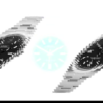 Rolex Oyster Perpetual 41 Green Dial Watch | Oystersteel 0