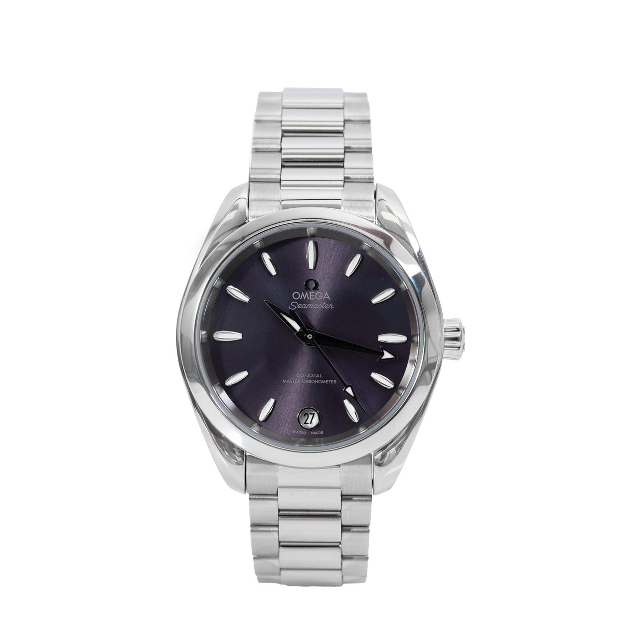 Omega Seamaster Aqua Terra 34 Lavender Dial Watch | Steel 0