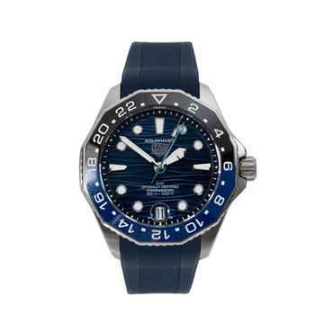 Tag Heuer Aquaracer GMT 42 Blue Dial Watch | Steel 0