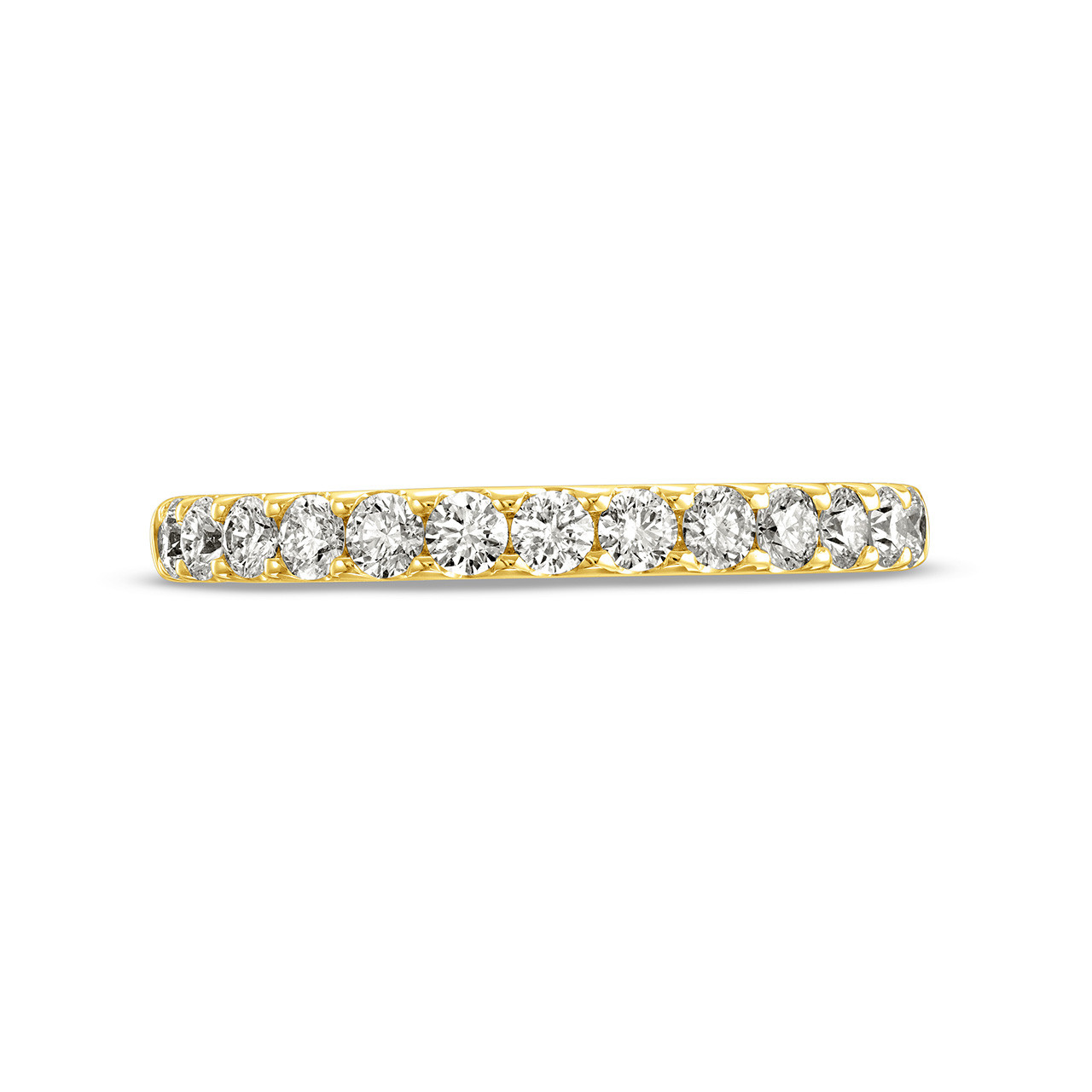 Essential Diamond Halfway Wedding Band 0