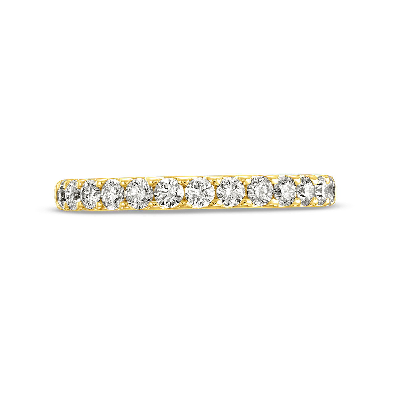 Essential Diamond Halfway Wedding Band 0