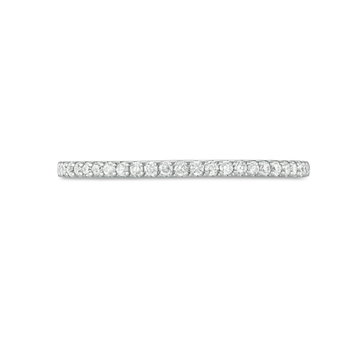 Essential Diamond Halfway Wedding Band In White Gold 14K