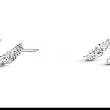 Pear Diamond Stud Earrings 0