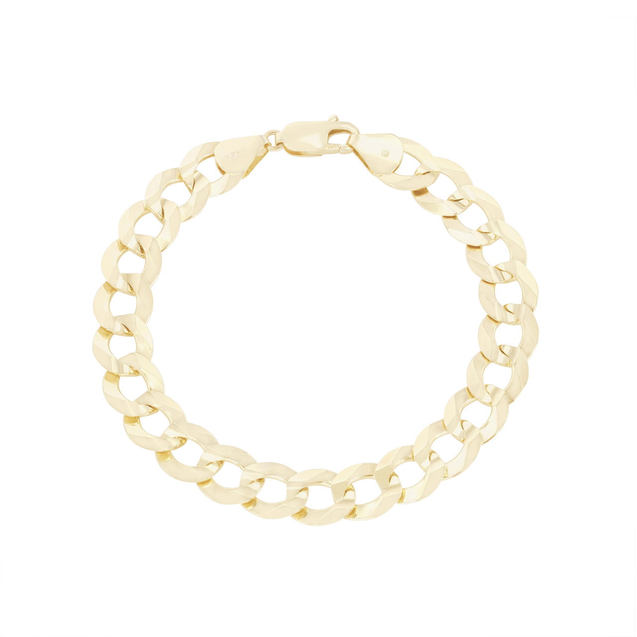8.75 Inch Cuban Link Chain Bracelet 0