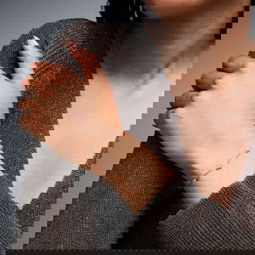 Milgrain Bezel Diamond Station Bracelet 2