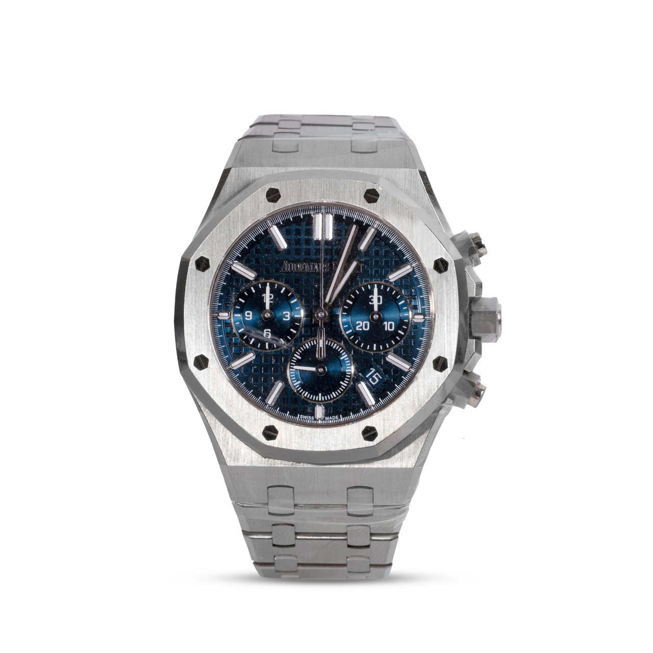 Audemars Piguet Royal Oak Chronograph 38 Blue Dial Watch | Stainless Steel