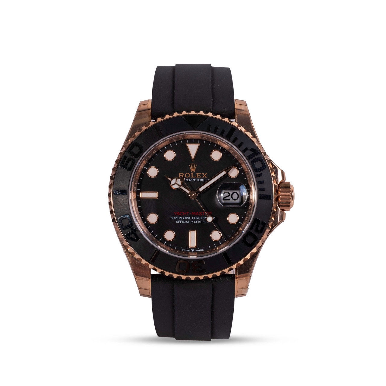 Rolex Yacht-Master 40 Black Dial Watch | Everose Gold