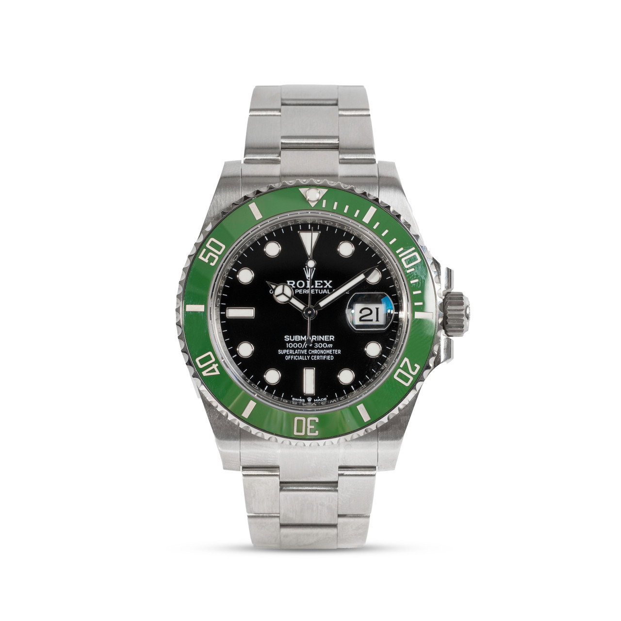 Rolex Submariner 41 Black Dial Watch | "Starbucks" | Oystersteel 0