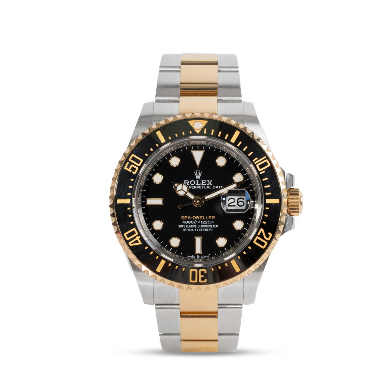 Rolex Sea-Dweller 43 Black Dial Watch | Oystersteel & Yellow Gold 0