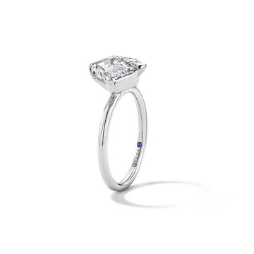 Toi et Moi East-West Diamond Engagement Setting In White Gold 14K
