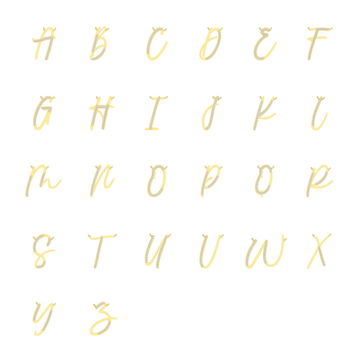 Diamond Initial Script Necklace by Adorette In Yellow Gold 14K
