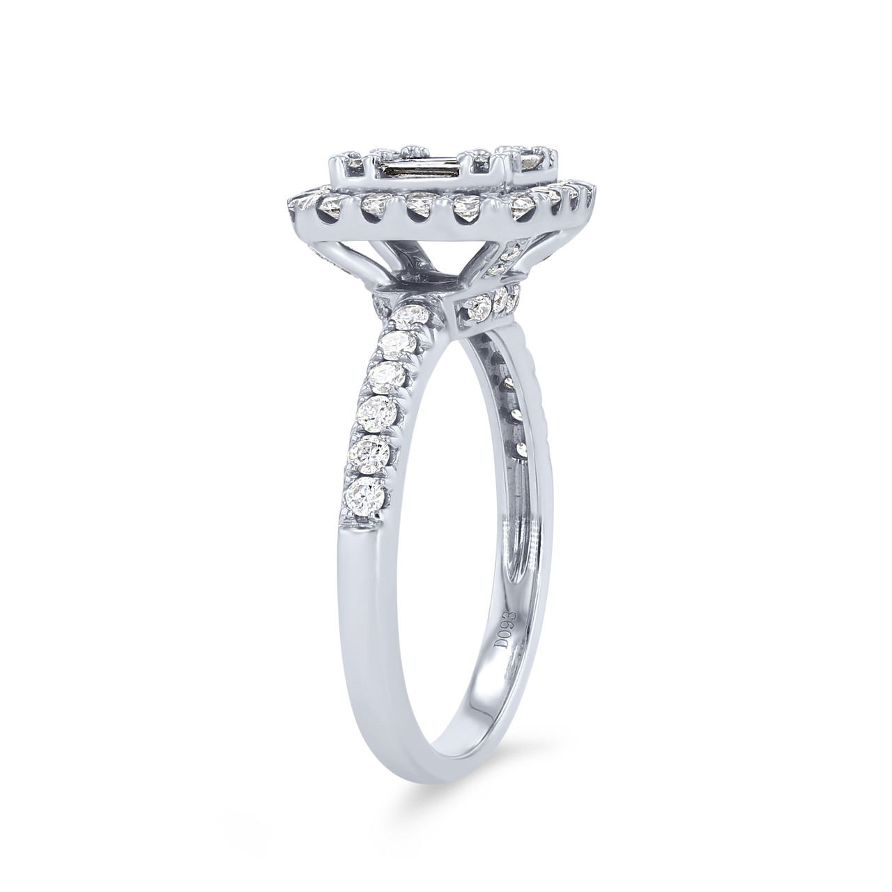 Diamond Mosaic Halo Ring 1