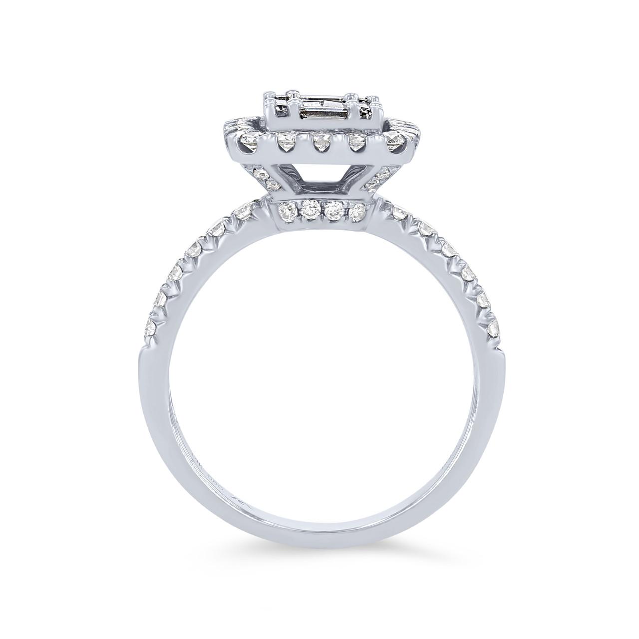 Diamond Mosaic Halo Ring 2
