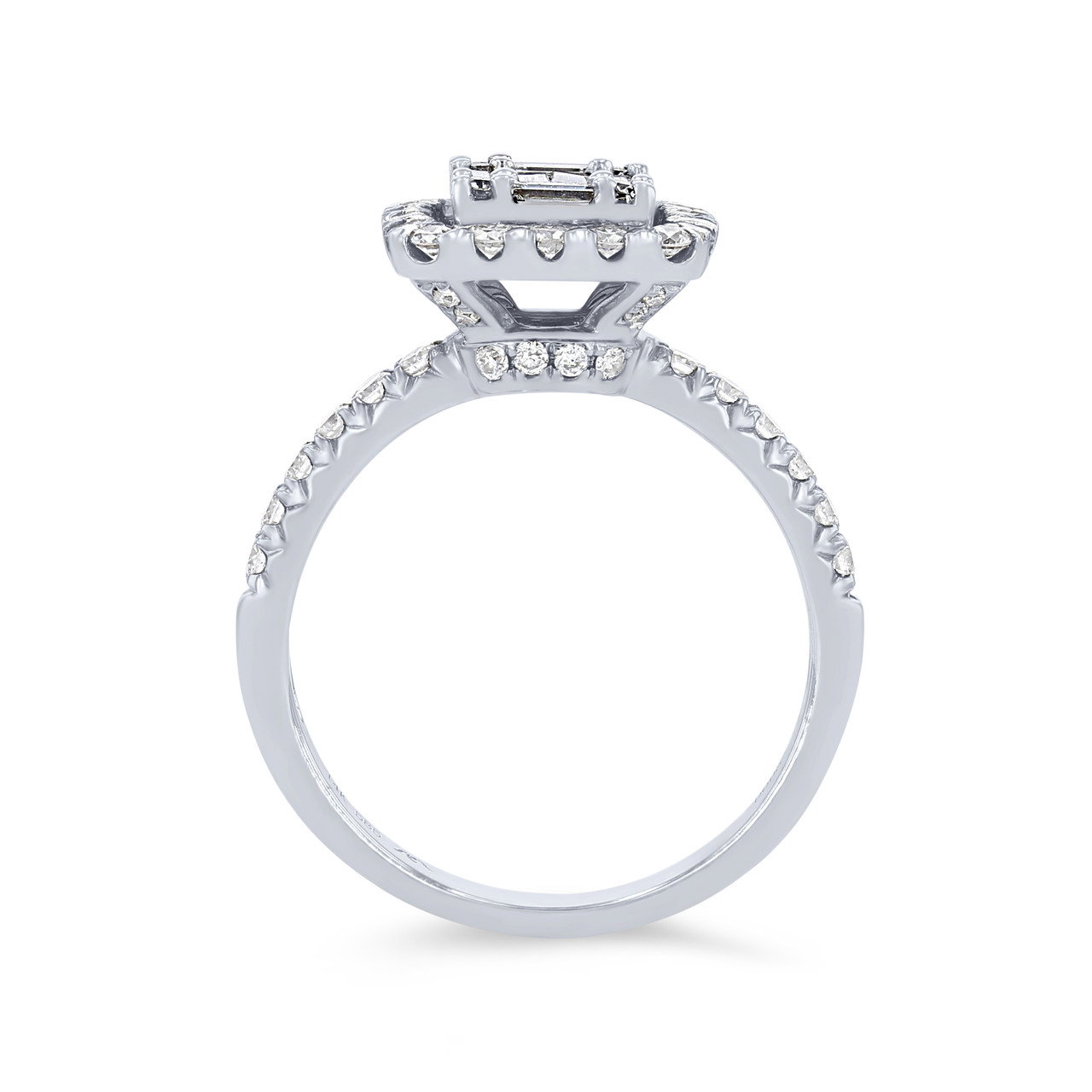 Diamond Mosaic Halo Ring 2