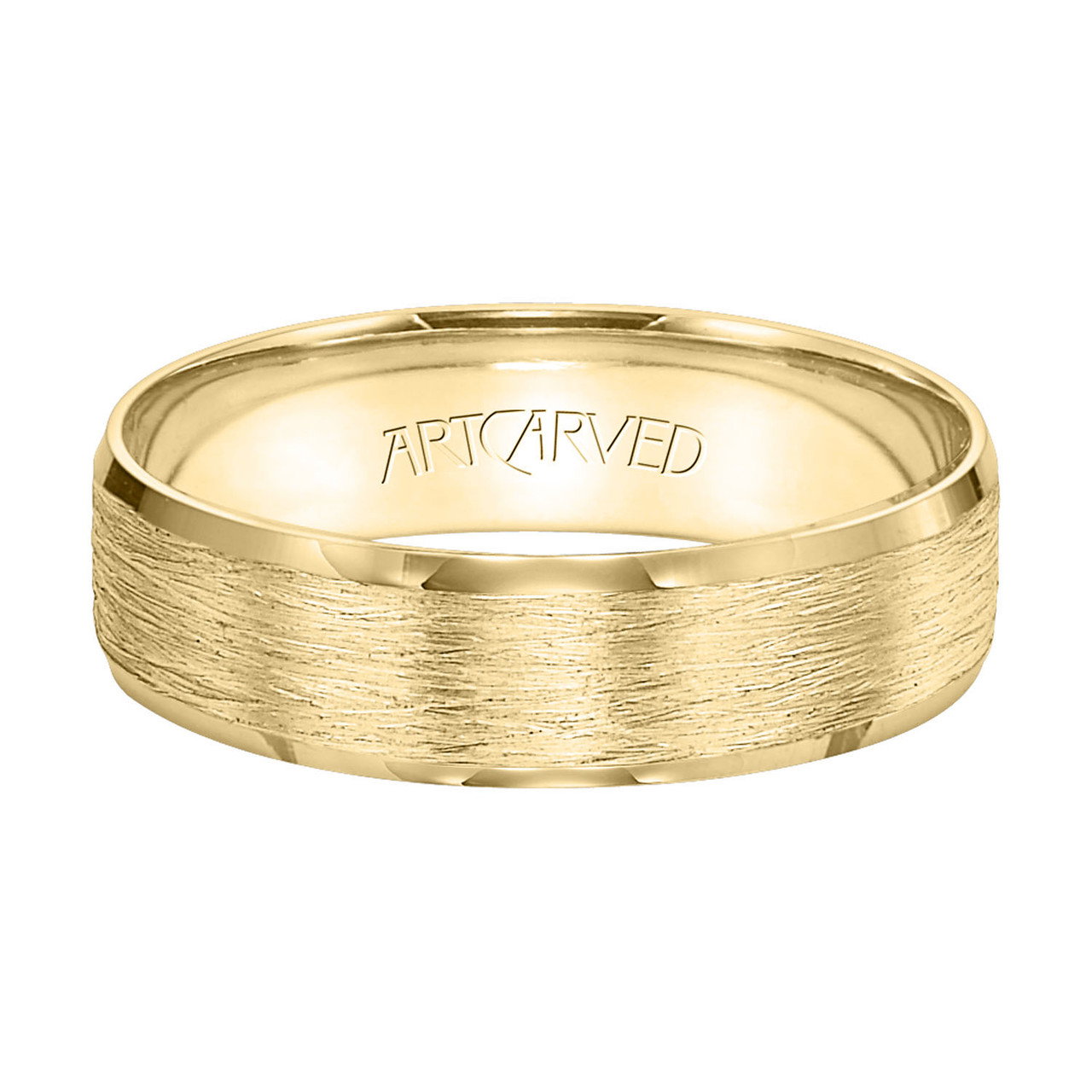 Wire Finish Wedding Band 0