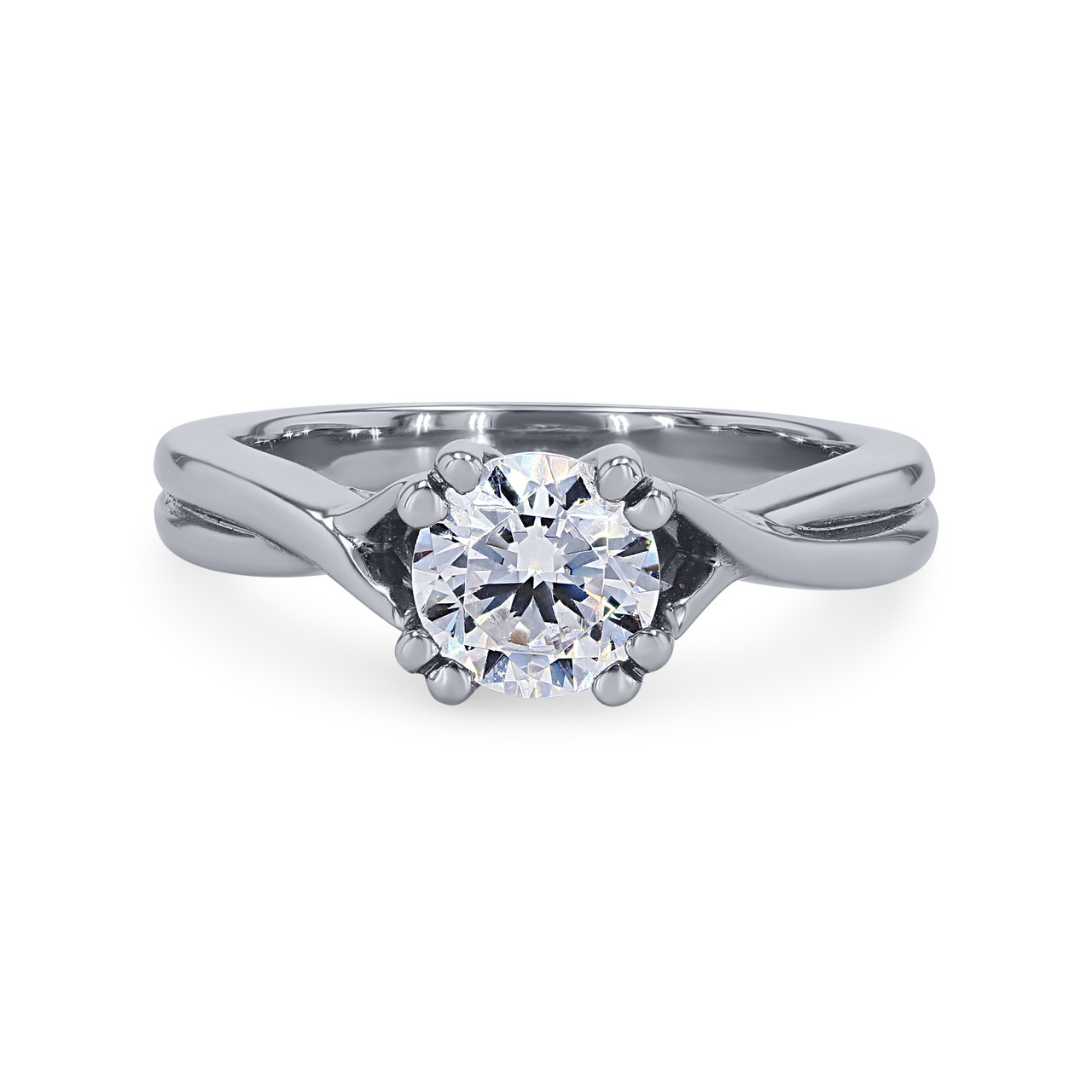 Artcarved Solitaire Double Prong Twist Engagement Setting 0