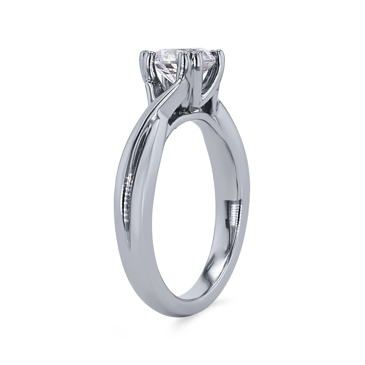 Artcarved Solitaire Double Prong Twist Engagement Setting 1