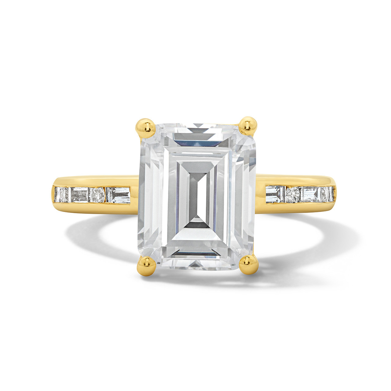 Channel Set Diamond Band Engagement Setting 0