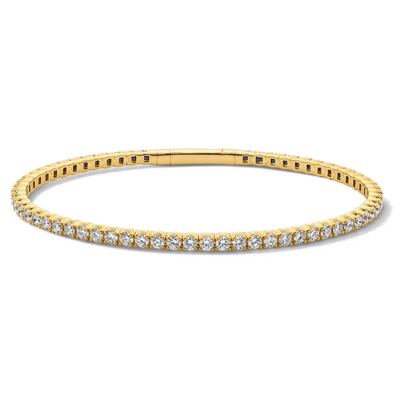 Flexible Lab Grown Diamond Bangle Bracelet