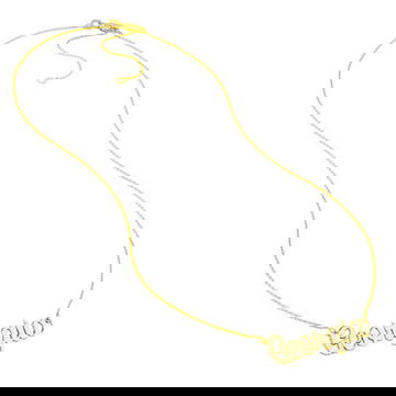 Personalized Script Font Nameplate Necklace 3