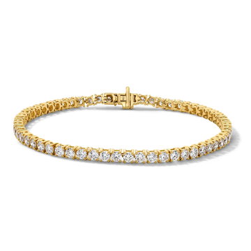 Classic Lab Grown Diamond Tennis Bracelet In Yellow Gold 14K