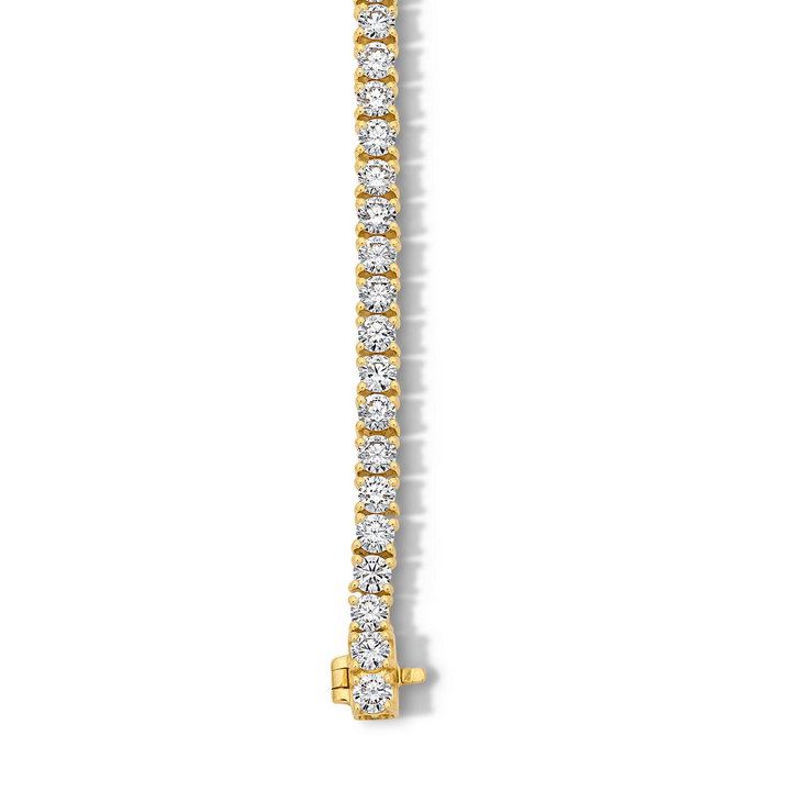 Classic Lab Grown Diamond Tennis Bracelet In Yellow Gold 14K
