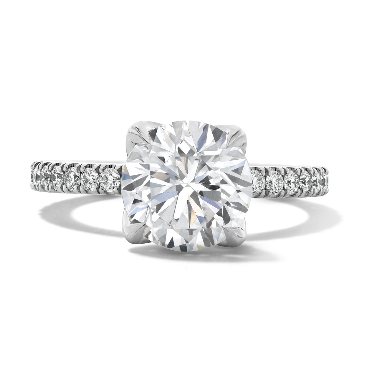 Tulip Prong 3/4 Way Diamond Engagement Setting by Adorette 0
