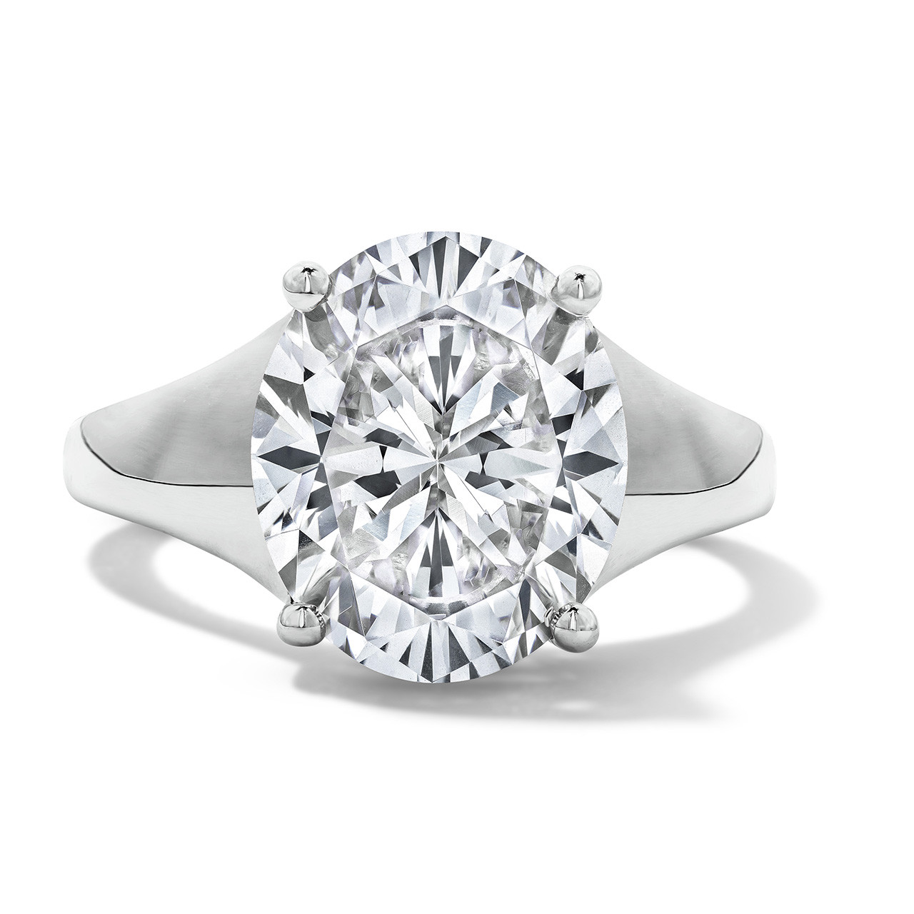 Solitaire Tapered Engagement Setting by Adorette 0