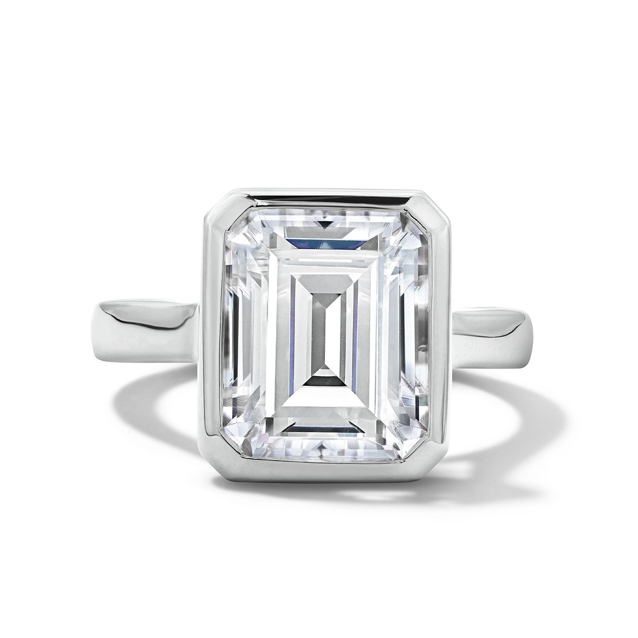 Modern Bezel Engagement Setting by Adorette 0