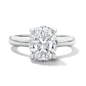 Michael M. Solitaire Hidden Halo Engagement Setting In White Gold 18K