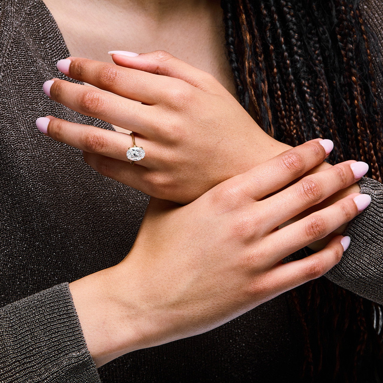 Michael M. Crown Hidden Halo Solitaire Engagement Setting 1