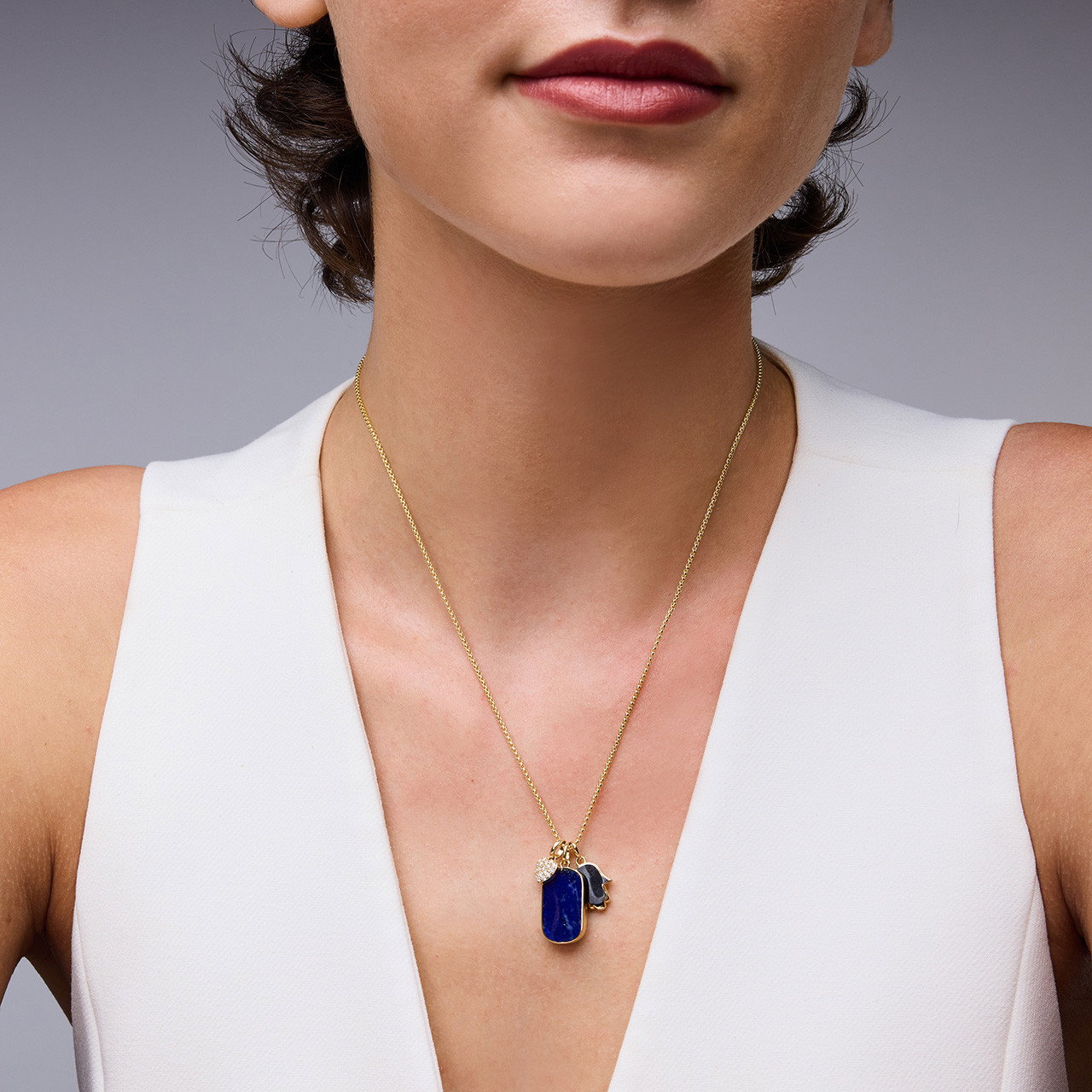 Diamond Heart Charm 2