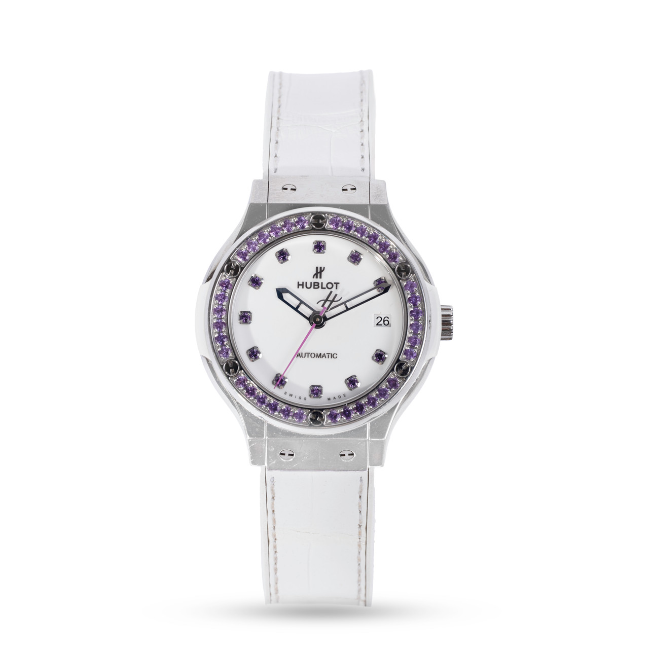Hublot Classic Fusion 'Womanity' 38 White Dial Watch | Titanium 0