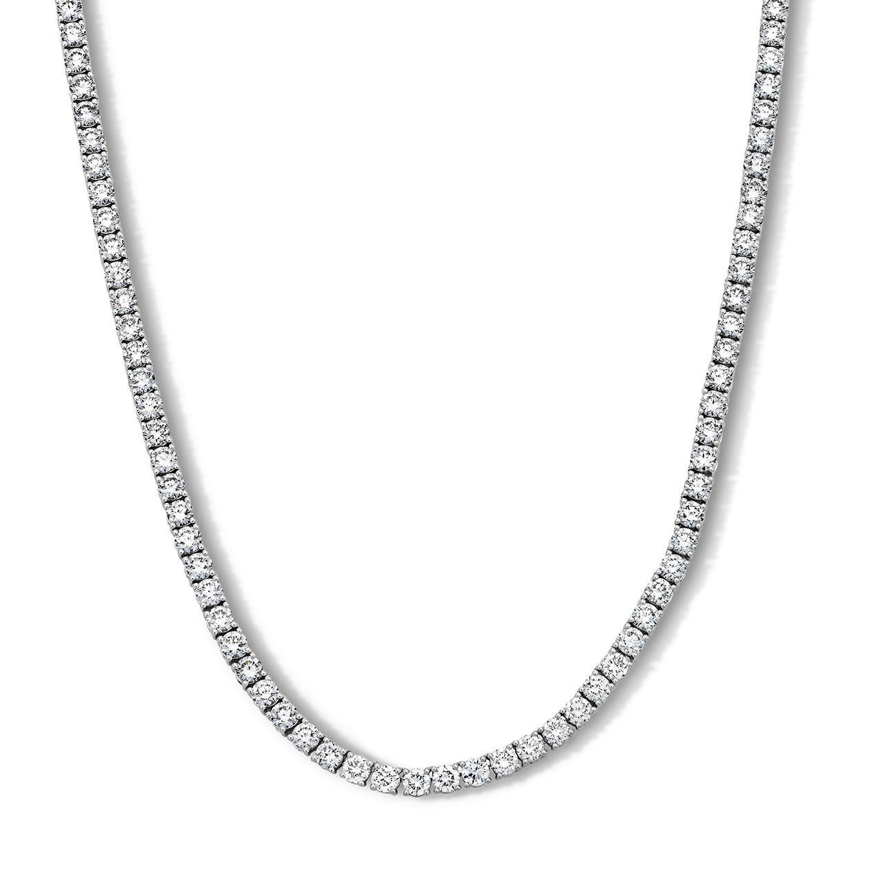 Classic Lab Grown Diamond Tennis Necklace