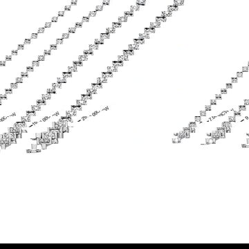 Classic Lab Grown Diamond Tennis Necklace 1