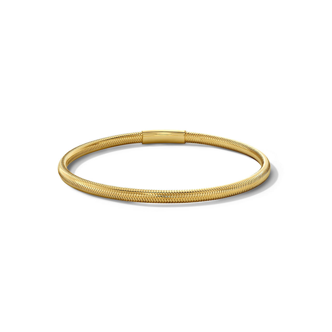 Gold Stretch Small Bangle Bracelet