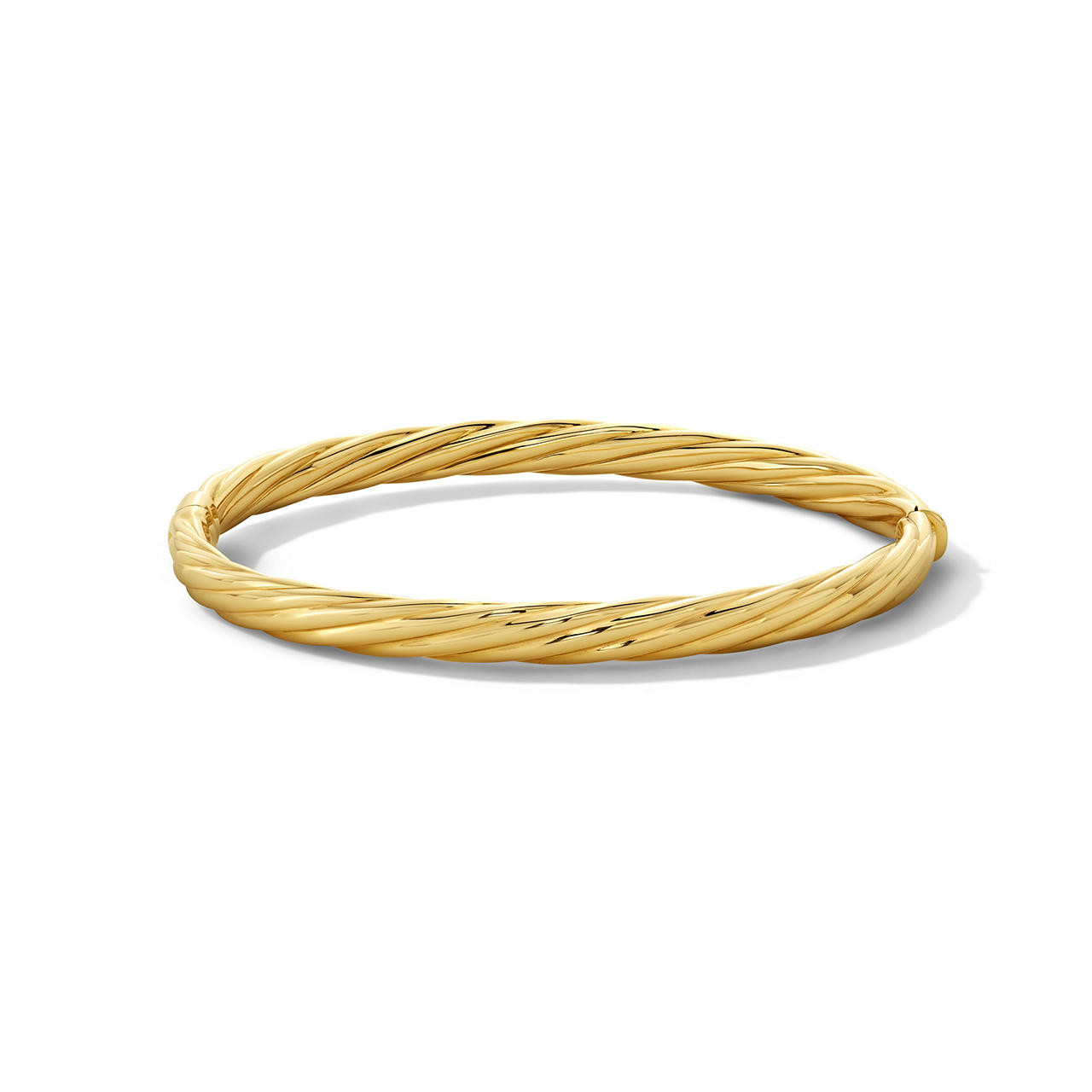 Gold Twisted Bangle Bracelet