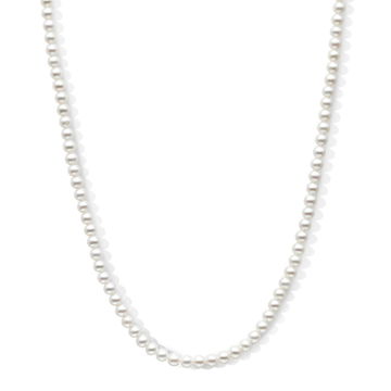 Freshwater Pearl Petite Strand Necklace In Yellow Gold 14K