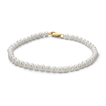 Freshwater Pearl Bracelet In Yellow Gold 14K